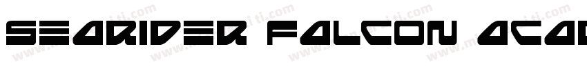 Searider Falcon Academy字体转换